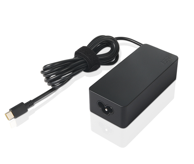 Захранващ адаптер Lenovo 65W, USB Type-C