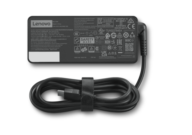 Захранващ адаптер Lenovo 65W, USB Type-C