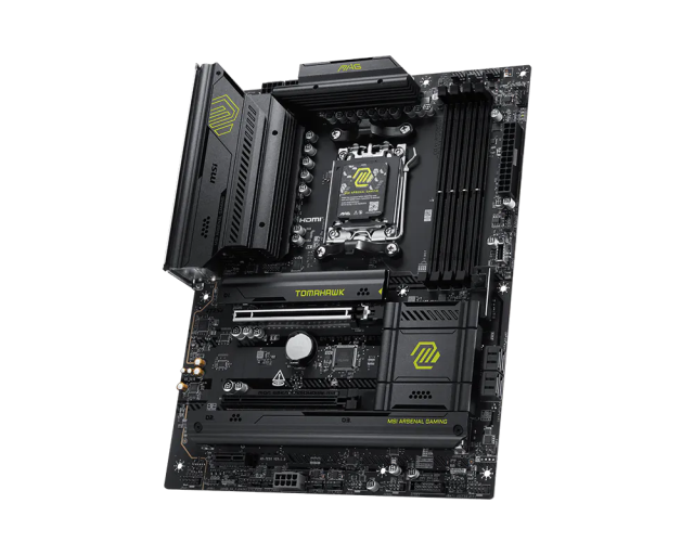 Дънна платка MSI MAG B850 TOMAHAWK WIFI, AM5, 4x DDR5, 3x M.2, 4x SATA 6G, Wi-Fi 7+Bluetooth, 5G LAN, HDMI, ATX 