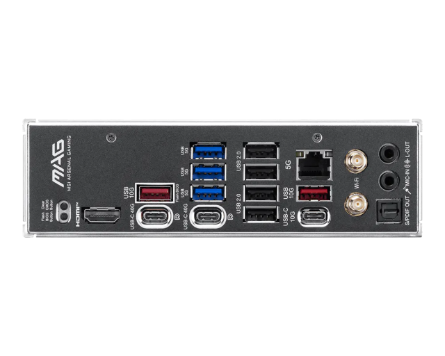 Дънна платка MSI MAG X870E TOMAHAW MAX WIFI, AM5, 4x DDR5, 4x M.2 slots, 4x SATA 6Gb/s, Wi-Fi 7/Bluetooth, HDMI, ATX