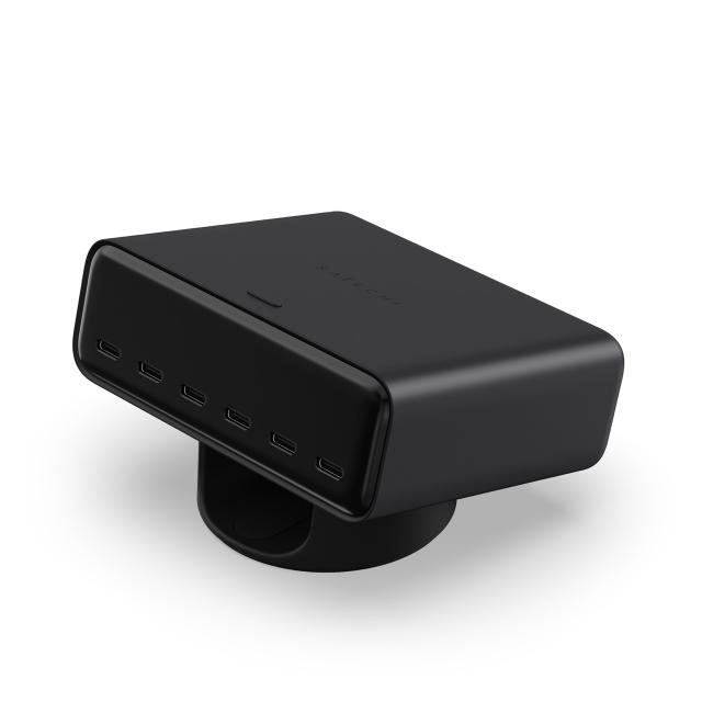 Зарядно устройство Satechi ChargeView 240W, 6x USB Type-C, Space Black