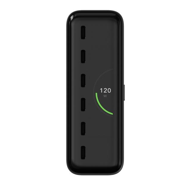 Зарядно устройство Satechi ChargeView 240W, 6x USB Type-C, Space Black