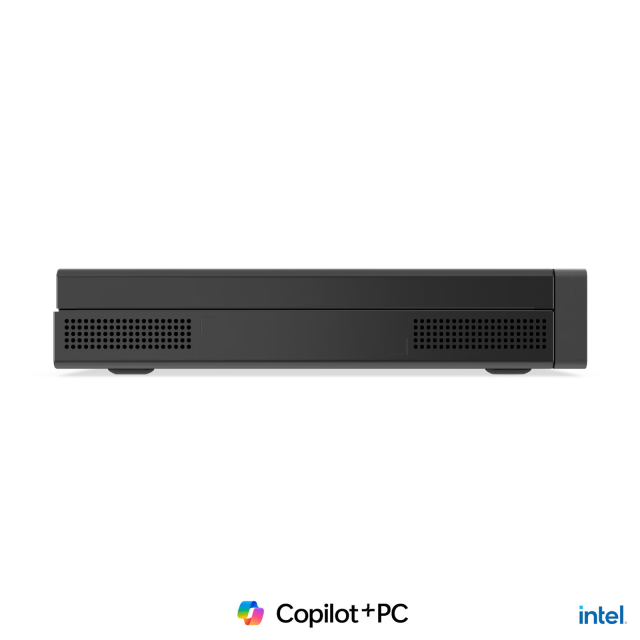 Компютър Lenovo ThinkCentre neo 50q Gen 6, Intel Core Ultra 7 256V 8C (2.2 / 4.8 GHz, 12MB Cache), Intel Arc 140V, 16GB LPDDR5X, 1TB SSD M.2 NVMe, Wi-Fi 6+ BT5.2, Ethernet (GbE RJ-45), HDMI, DisplayPort, No OS