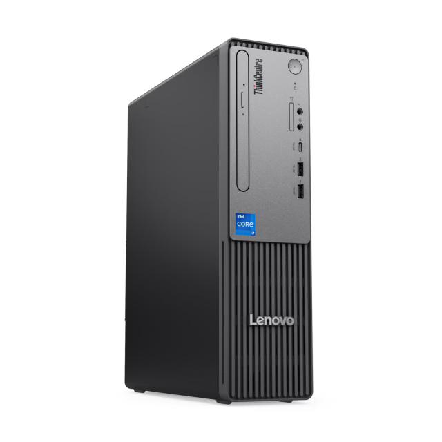 Компютър Lenovo ThinkCentre neo 50s Gen 5, Intel Core i3-14100 4C (3.5 / 4.7 GHz, 12MB Cache), Intel UHD Graphics 730, 16GB DDR5, 512GB SSD M.2 NVMe, DVD±RW устройство, HDMI, DisplayPort, VGA, No OS