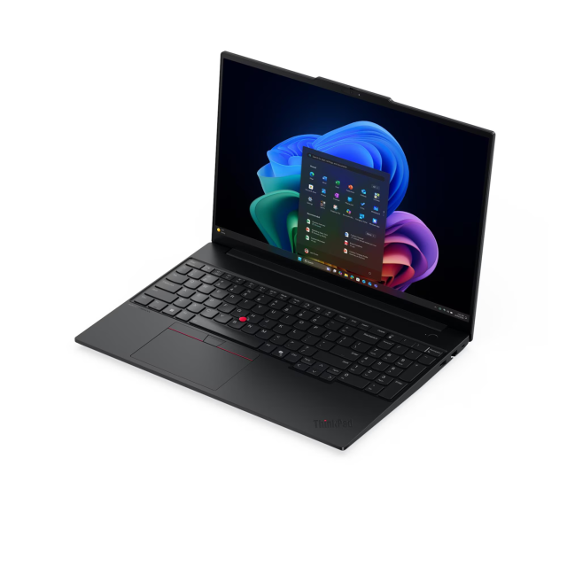Лаптоп Lenovo ThinkPad E16 G4, Intel Core 5 320 6C (1.4  4.6 GHz, 6MB Cache), 16.0" (40.64 cm) WUXGA IPS Anti-glare Display, Intel Graphics 2 Xe3, 16GB DDR5, 512 GB M.2 NVMe SSD, No OS