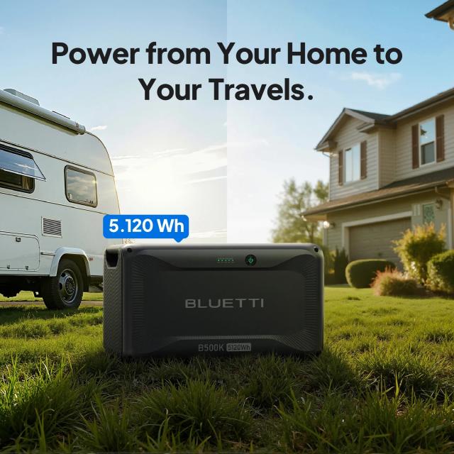Долълнителна батерия Bluetti B500K Expansion Battery 5120Wh
