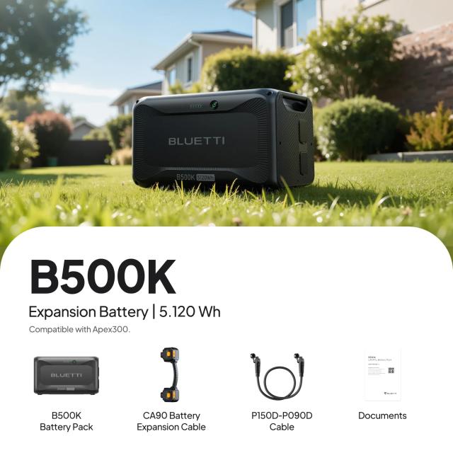 Долълнителна батерия Bluetti B500K Expansion Battery 5120Wh