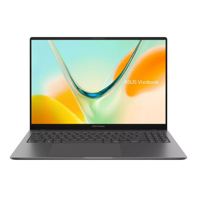 Лаптоп ASUS Vivobook S16 S5608QA-MB234W, Qualcomm Snapdragon X X1-26-101 8C (2.97 GHz, 30MB Cache), 16.0" (40.64 cm) WUXGA IPS Anti-Glare Display, 16GB LPDDR5X, 256GB SSD NVMe, Windows 11 Home