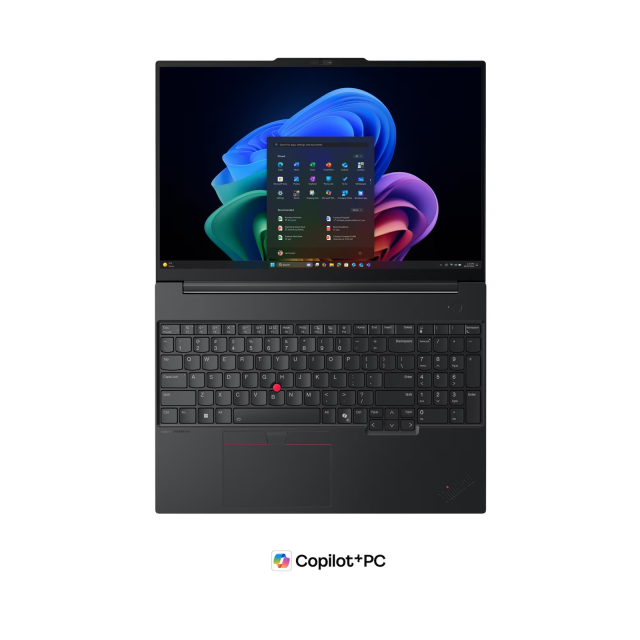 Лаптоп Lenovo ThinkPad E16 G4, Intel Core Ultra 7 355 8C (1.7 / 4.7 GHz, 12MB Cache), 16.0" (40.64 cm) WUXGA IPS Anti-glare Display, Intel Graphics 4 Xe3, 32GB DDR5, 1TB M.2 NVMe SSD, No OS