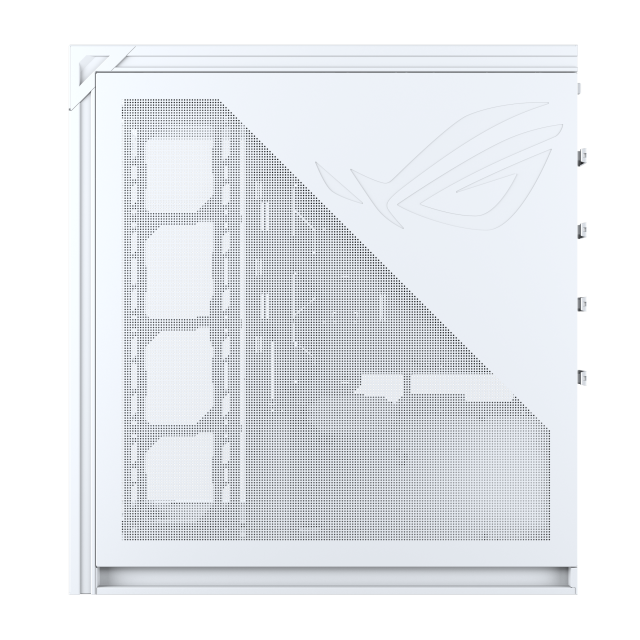 Кутия Asus ROG Cronox White, Middle Tower, 4x USB 3.2, 2x USB Type-C, LCD екранен, BTF/EATX/ATX/microATX/Mini-ITX