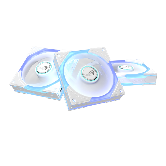 Комплект Вентилатори ASUS ROG Eurux GR120 ARGB Reverse White Edition, 3x 120mm