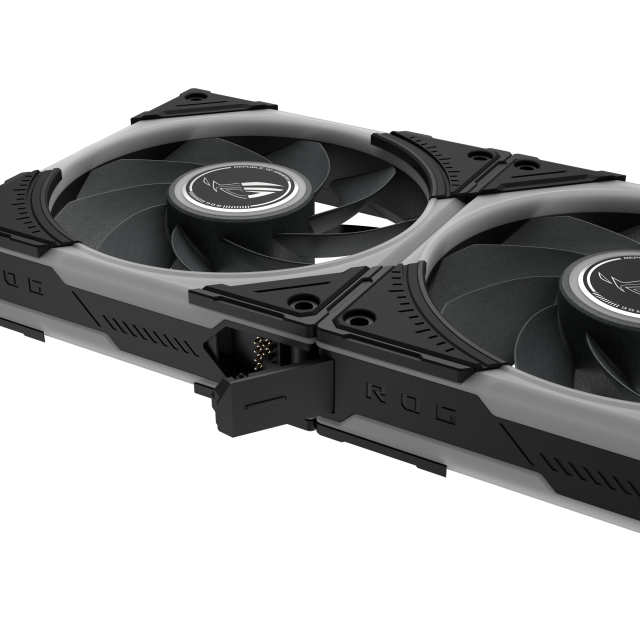 Комплект Вентилатори ASUS ROG Eurux GR120 ARGB Reverse Black Edition, 3x 120mm