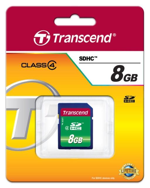Памет Transcend 8GB SDHC (Class 4)