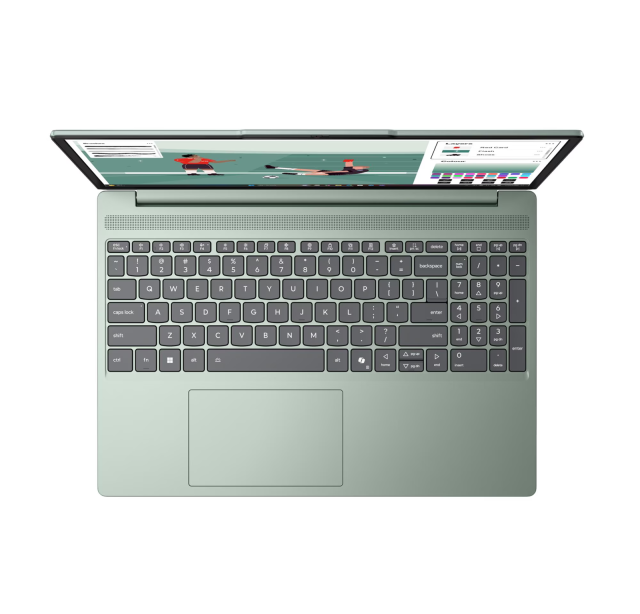 Лаптоп Lenovo IdeaPad Slim 3 15IWC11, Intel Core 3 304 5C (1.4 - 4.3 GHz, 6MB Cache), 15.6'' (39.62 cm) WUXGA IPS Anti-glare Display, Intel Graphics 1 Xe3, 16GB DDR5, 512GB M.2 NVMe SSD, Windows 11 Home