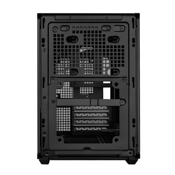 Кутия Lian-Li DAN B4 Wood Edition Black, Mini Tower, 2x USB 3.0, 1x USB Type-C, 1x HD Audio, mATX, Mini-ITX