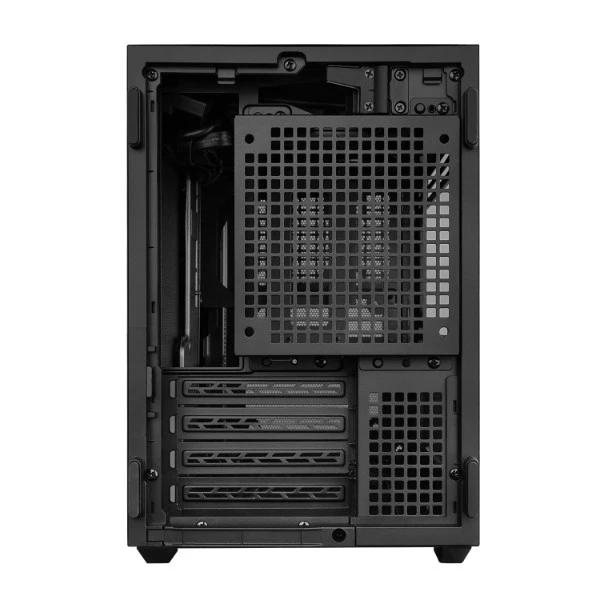 Кутия Lian-Li DAN B4 Wood Edition Black, Mini Tower, 2x USB 3.0, 1x USB Type-C, 1x HD Audio, mATX, Mini-ITX