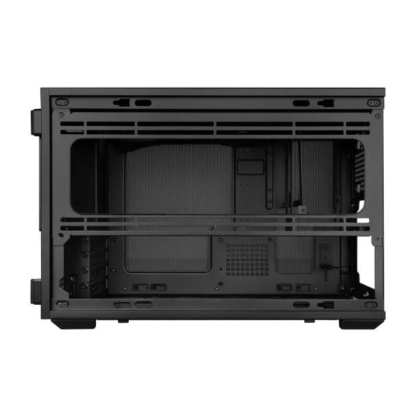 Кутия Lian-Li DAN B4 Wood Edition Black, Mini Tower, 2x USB 3.0, 1x USB Type-C, 1x HD Audio, mATX, Mini-ITX