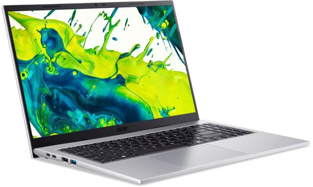 Лаптоп Acer Aspire Go 15 AG15-44P-R32W, AMD Ryzen 3 5400U 4C (2.6 / 4.0 GHz, 8MB Cache), 15.6" (39.62 cm) FHD IPS Anti-Glare Display, 8GB DDR4, 512 GB M.2 NVMe SSD, No OS