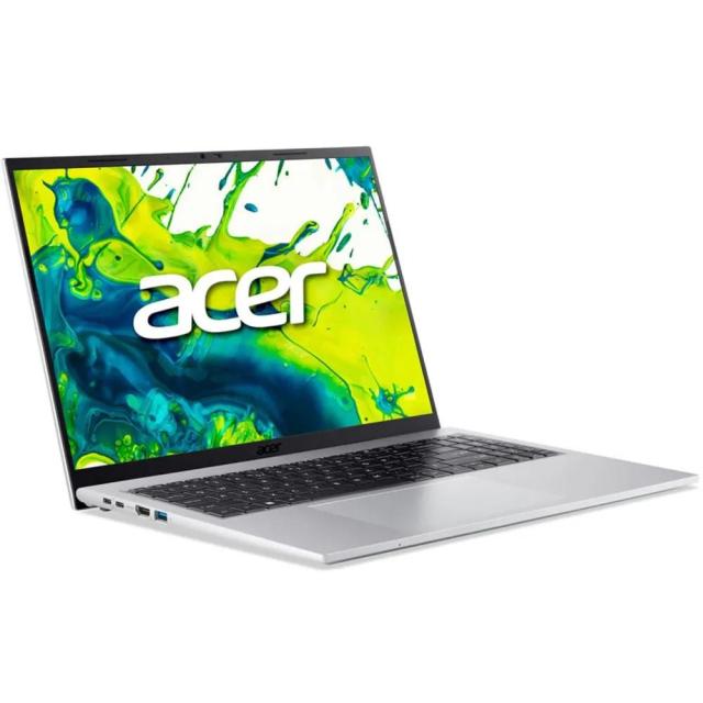 Лаптоп Acer Aspire Go 16 AG16-71P-51SL,  Intel Core 5 120U 10C (1.4 / 5.0 GHz, 12MB Cache), 16"(40.64cm) WUXGA IPS Anti-Glare Display, 16GB DDR5, 512GB M.2 NVMe SSD, No OS