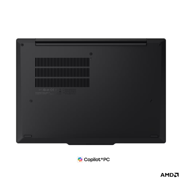 Лаптоп Lenovo ThinkPad T14s G7, AMD Ryzen AI 7 PRO 450 8C (2.0 - 5.1 GHz, 16MB Cache), 14.0" (35.56 cm) WUXGA IPS Anti-glare Display, AMD Radeon 860M, 32GB LPDDR5X, 1TB M.2 NVMe SSD, Windows 11 Pro