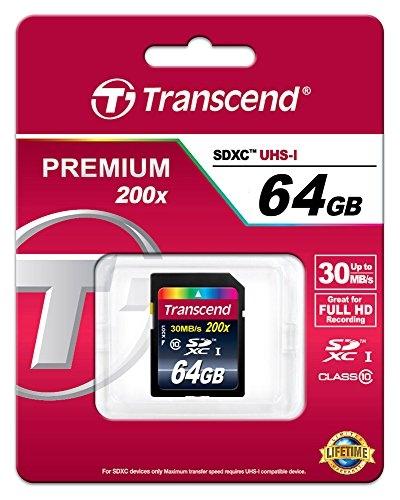 Памет Transcend 64GB SDXC (Class 10)