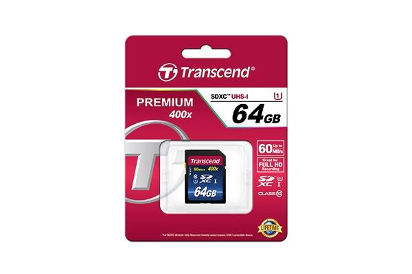 Памет Transcend 64GB SDXC UHS-I Premium (Class 10)