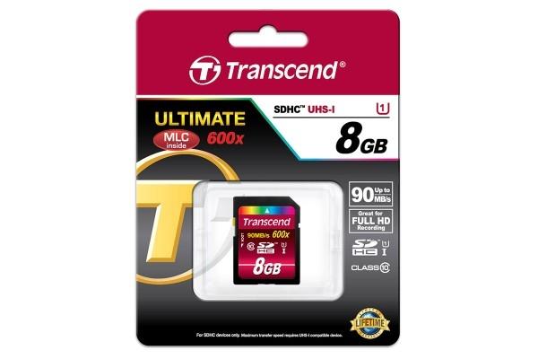 Памет Transcend 8GB SDHC UHS-I Ultimate (Class10)