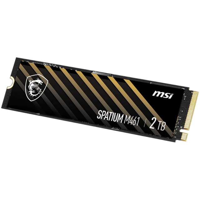MSI SPATIUM M461 SSD 2TB, PCIe Gen4 NVMe M.2 2280