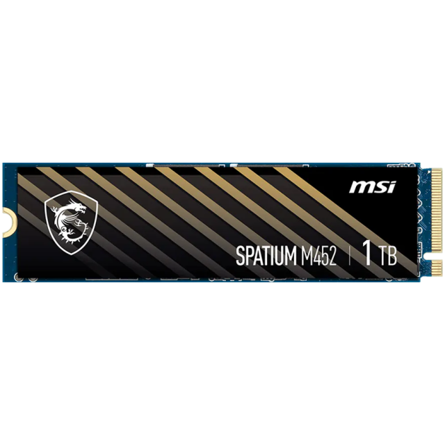 MSI SPATIUM M452 SSD 1TB, PCIe Gen4 NVMe M.2 2280