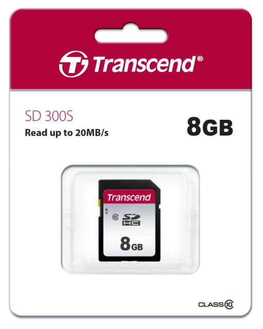 Памет Transcend 8GB, SD Card, Class10