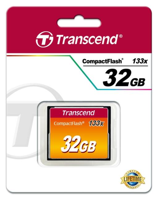 Памет Transcend 32GB CF Card (133X)