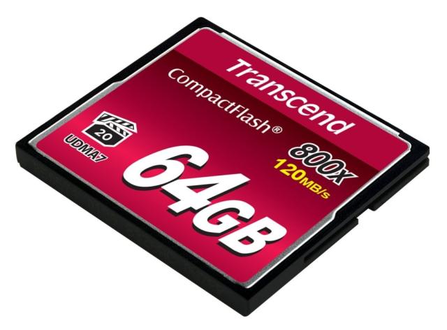 Памет Transcend 64GB CF Card (800x)
