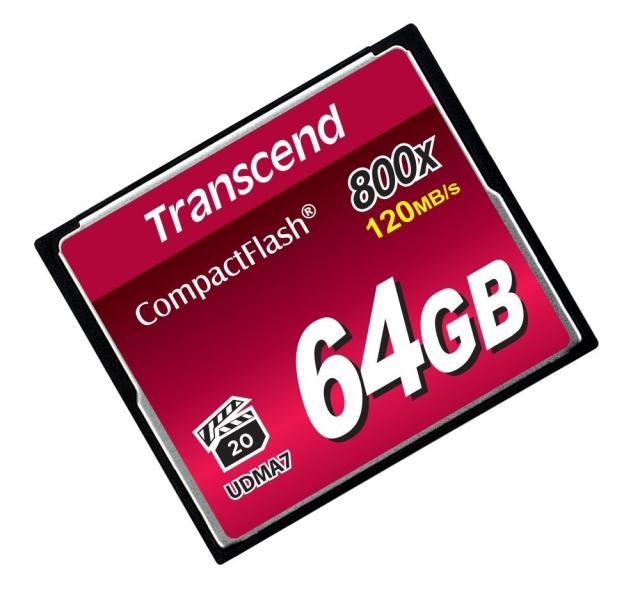 Памет Transcend 64GB CF Card (800x)
