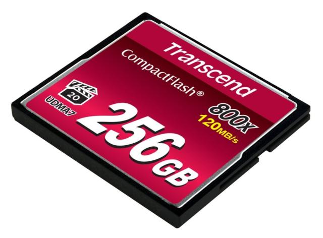 Памет Transcend 256GB CF Card (800x)