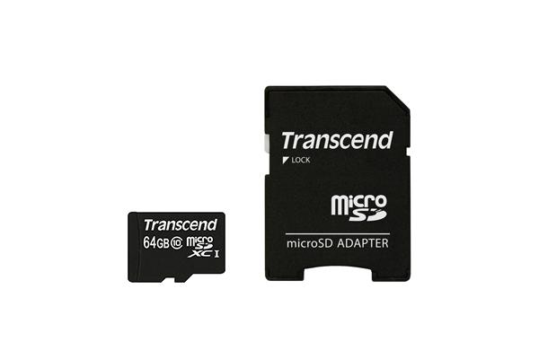 Памет Transcend 8GB microSDHC (with adapter, Class 10)