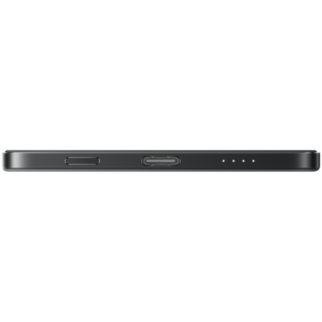 Външна батерия Xiaomi UltraThin Magnetic Power Bank 5000, 5 000mAh, Graphite Black