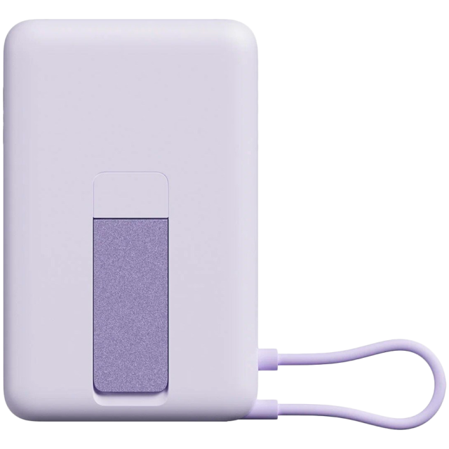 Външна батерия Xiaomi Magnetic Power Bank 10000 with Built-in Stand, 5900 mAh, Purple