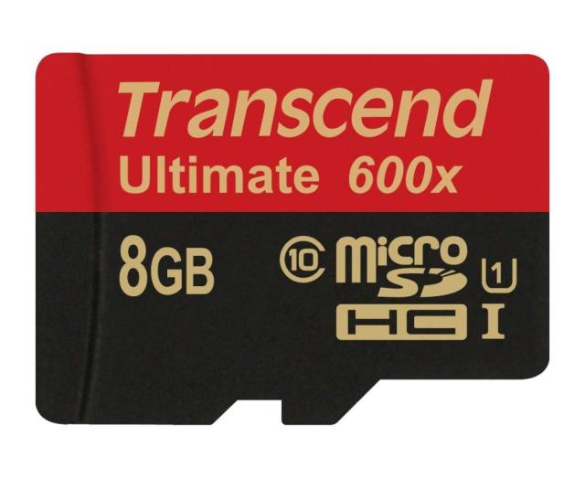 Памет Transcend 8GB microSDHC UHS-I (with adapter, Class 10)