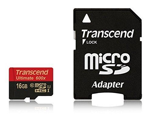 Памет Transcend 16GB micro SDHC UHS-I Ultimate (with adapter, Class 10)
