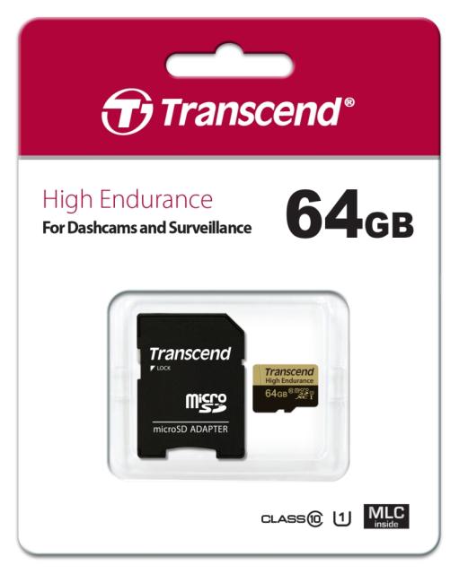 Памет Transcend 64GB USD Card (Class 10) Video Recording