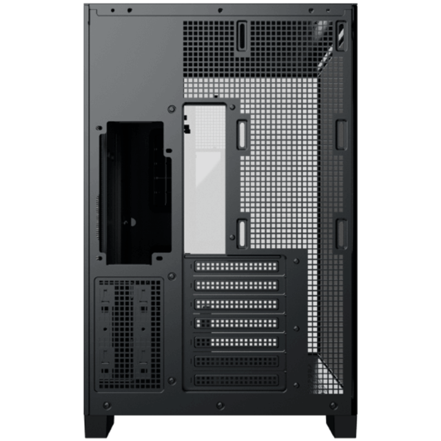 Кутия XIGMATEK Aqua 7, Mid Tower, 1x USB 3.0, 1x USB Type-C, HD Audio, M-ATX/Mini ITX/ATX/E-ATX, Черна