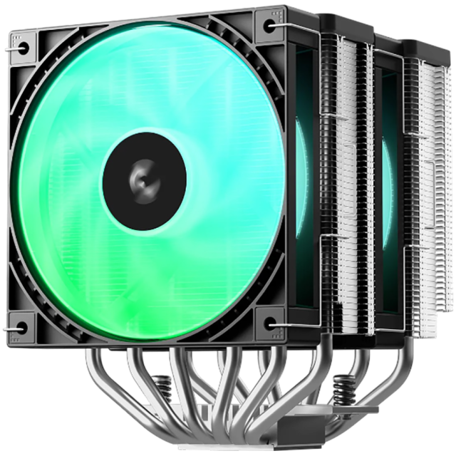 Охладител DeepCool AG620 G2 ARGB, CPU Air Cooler, 4-pin PWM, AMD AM5/AM4