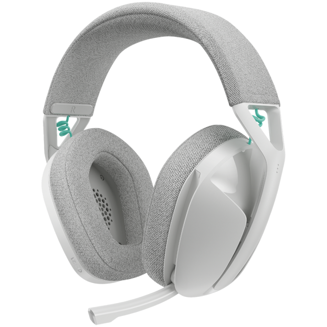 Слушалки Logitech G321 Lightspeed, Bluetooth/Wireless, USB, микрофон, бели