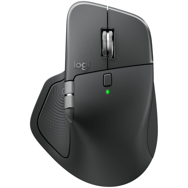 Мишка Logitech MX Master 4, оптична (8000 dpi), Bluetooth, USB, черна