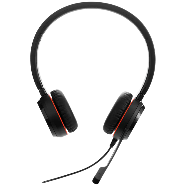 Слушалки Jabra Evolve 20 SE Stereo MS, USB А/C, микрофон, черни