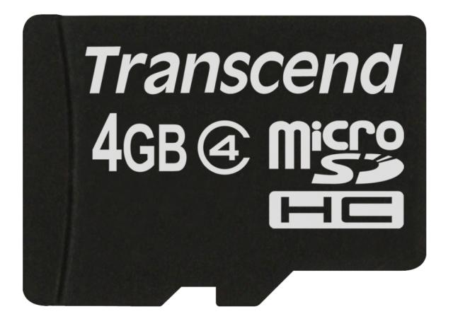 Памет Transcend 4GB microSDHC (No Box & Adapter, Class 4)
