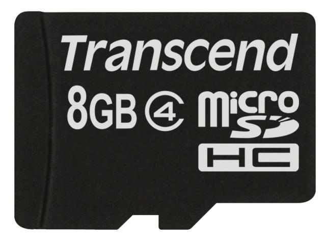 Памет Transcend 8GB microSDHC (No Box & Adapter, Class 4)