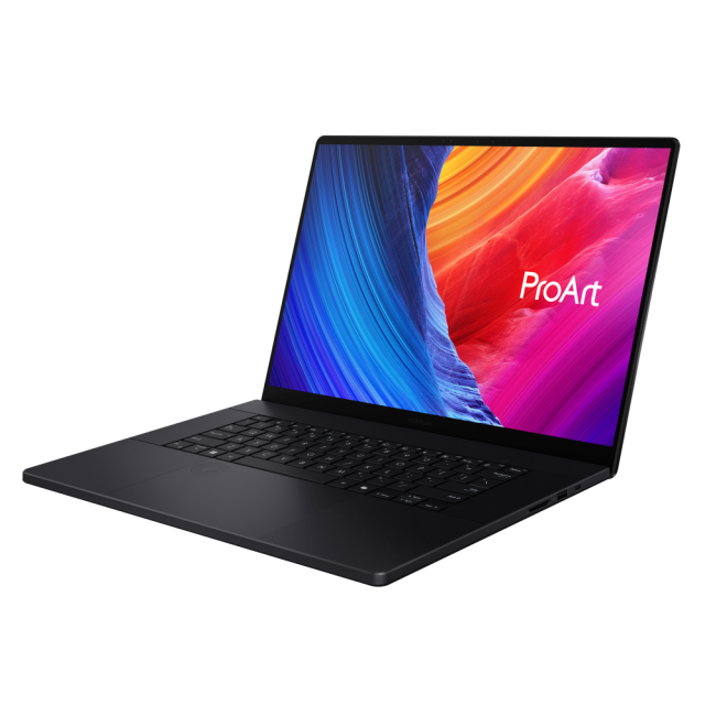 Лаптоп ASUS ProArt Studiobook P16 OLED H7606WP-SR254X, AMD Ryzen AI 9 HX 370 12C (2.0 / 5.1 GHz, 36MB Cache), 16.0" (40.64 cm) 3K OLED Anti-glare Display, 64GB LPDDR5X, 2TB M.2 NVMe SSD, Windows 11 Pro