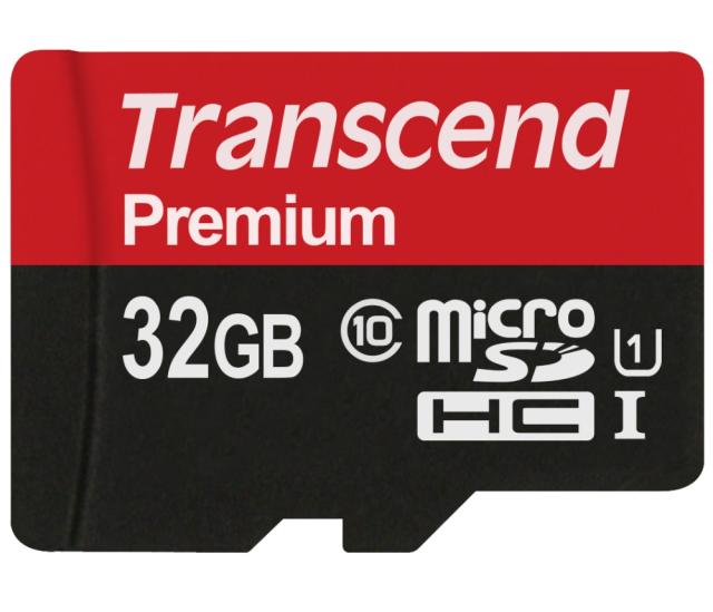 Памет Transcend 32GB micro SDHC UHS-I Premium (No Box & Adapter, Class 10)