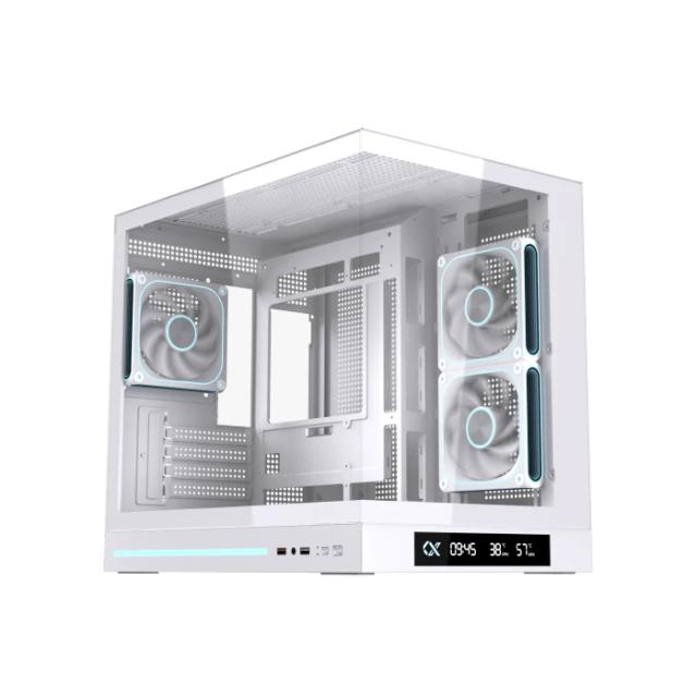Кутия XIGMATEK Cloud M DGT 3AF White, Mini Tower, 1x USB 3.0, 1x USB 2.0, HD Audio, M-ATX / Mini ITX